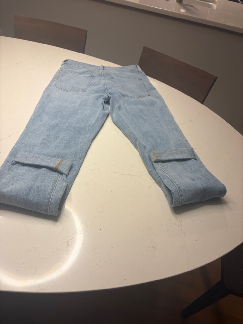 Old Navy Light Blue Straight Leg Jeans - Picture 3 of 3